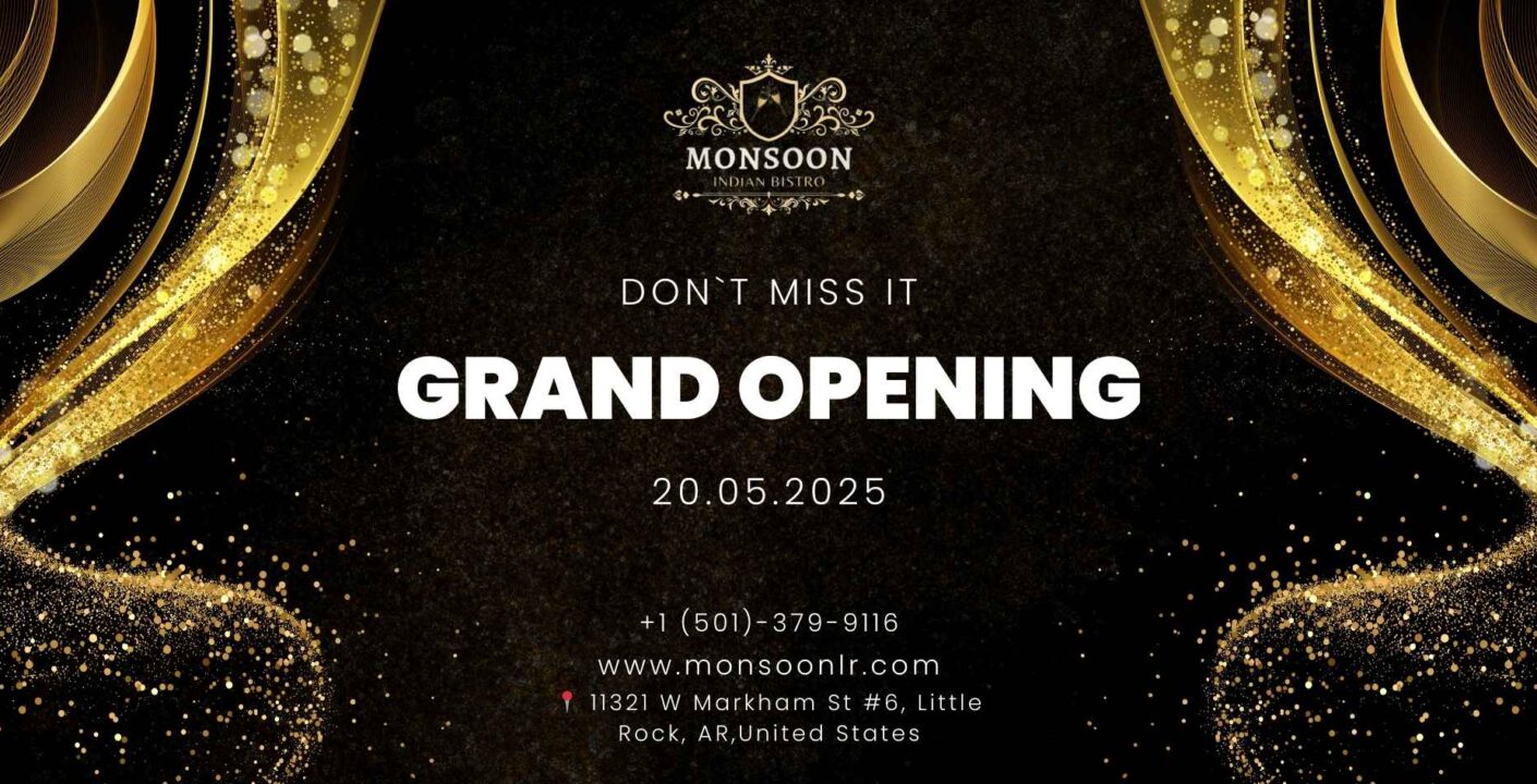 Welcome to Monsoon Indian Bistro – A Taste of Authentic India in Little Rock!